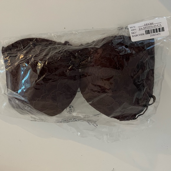 34D/ 36C Ardene brown bra NWT in package - Picture 3 of 4